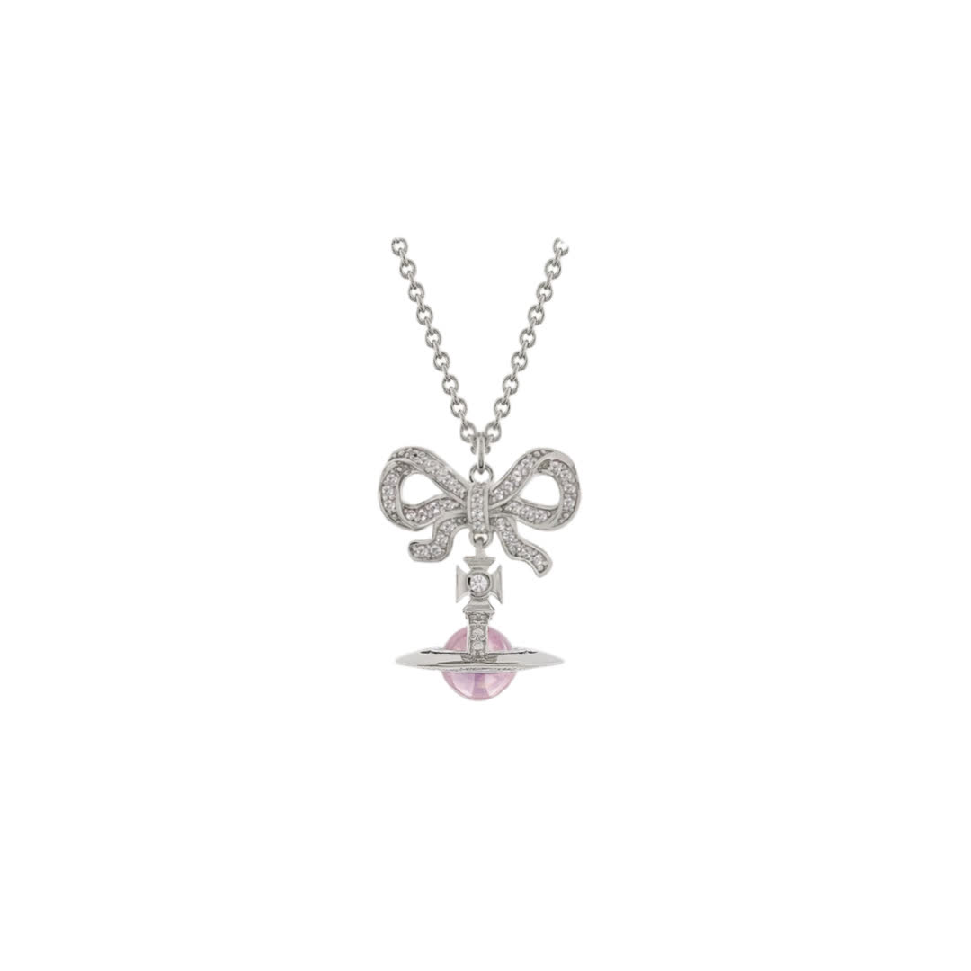 Vivienne Westwood Orb Bow Pendant Necklace